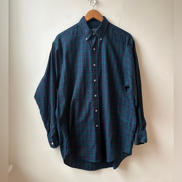 Vintage Polo by Ralph Lauren Plaid Button-Down Shirt - Picture 6 of 11